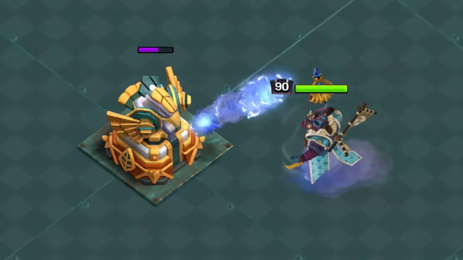 Minion Prince attacking Eagle Artillery (Image via Supercell)